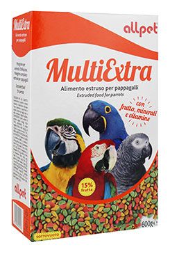 Krmivo pro Ptáky All MULTIEXTRA extrud. 0,6kg krabička