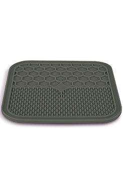 Lízací podložka pro psy SILICONE šedá L Zolux