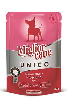 Morando Miglior Cane Unico MINI kapsa pro psy šunka80g
