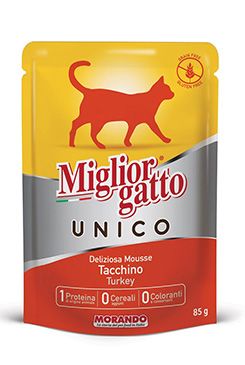 Miglior Gatto Unico kapsička pro kočky krůtí 85g