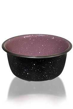 Miska nerez Camping Belly Heavy Premium růž/černá0,85l