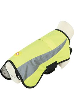 Obleček bunda pro psy REFLEXNÍ žlutá 45cm Zolux