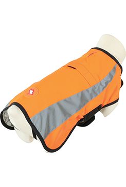 Obleček bunda pro psy REFLEXNÍ oranžová 45cm Zolux