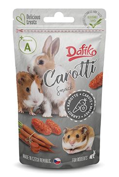 Dafiko snack pro hlodavce carotti 50g