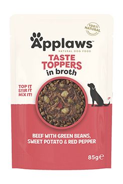 Applaws Dog kapsa Toppers Broth hovězí s batáty 85g