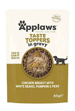 Applaws Dog kapsa Toppers Gravy kuře s fazolk.dýní 85g