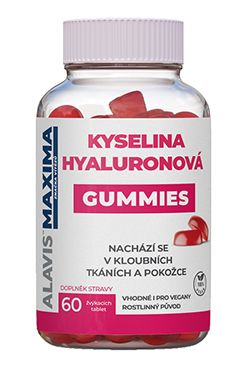 Alavis MAXIMA Kys.Hyal. Gelowa Gummies jahoda 60tbl