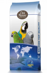 Deli Nature 60 Deli Nature pro střední a velké papoušky s ořechy 15 kg + 800g vaječné směsi ZDARMA