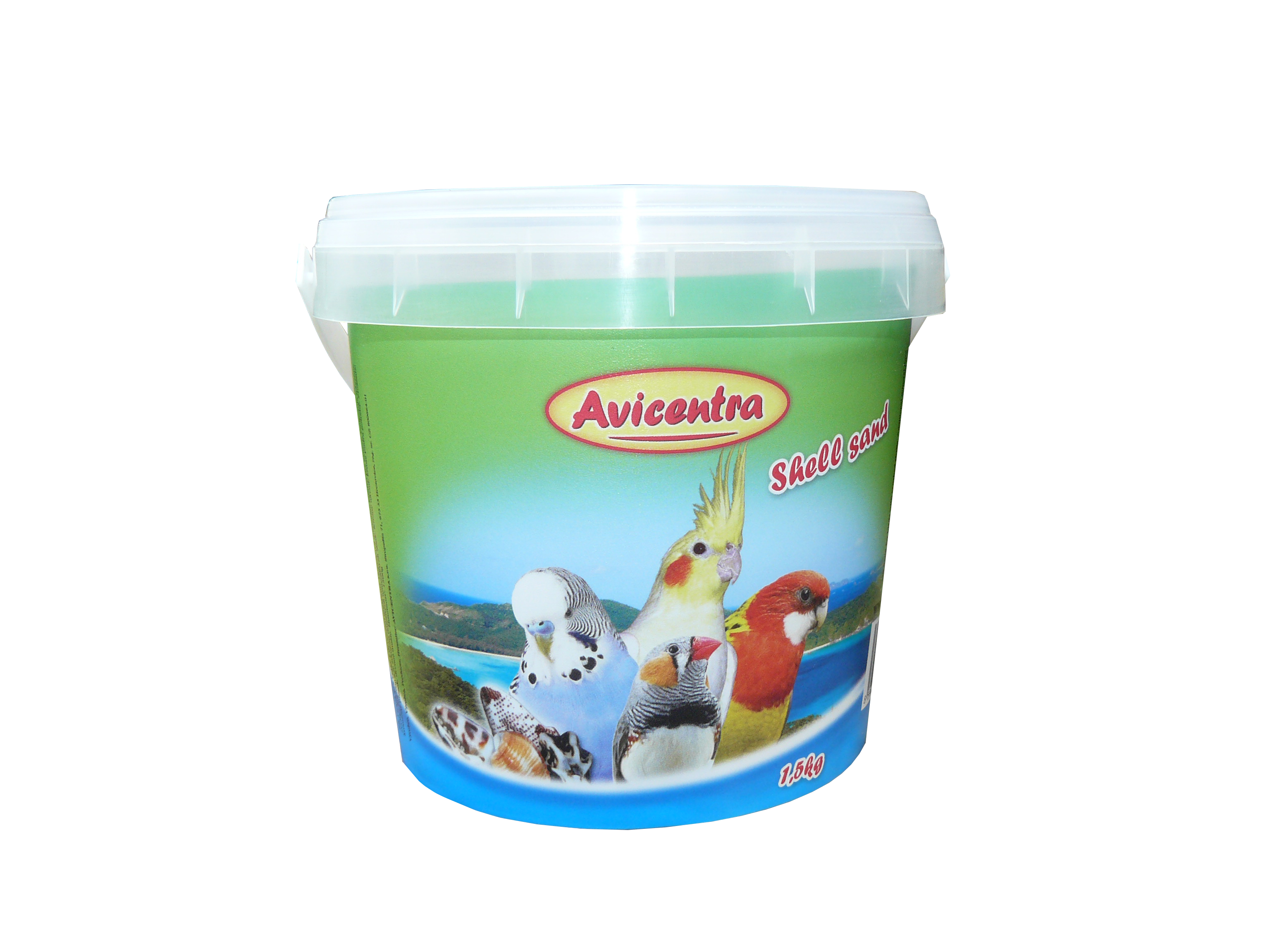 Avicentra s.r.o. Písek pro ptáky s mušlemi 1,5 kg