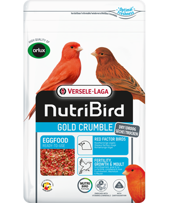 VERSELE-LAGA NutriBird Gold Crumble RED vaječné krmivo suché pro červené kanáry 1 kg