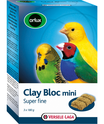 VERSELE-LAGA ORLUX Clay Bloc Mini 3 x 180 g - jemnější jílová cihla dělená