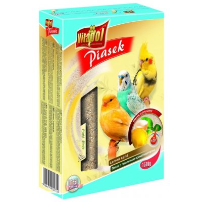 Vitapol Písek pro ptáky s příchutí citronu 1,5 kg